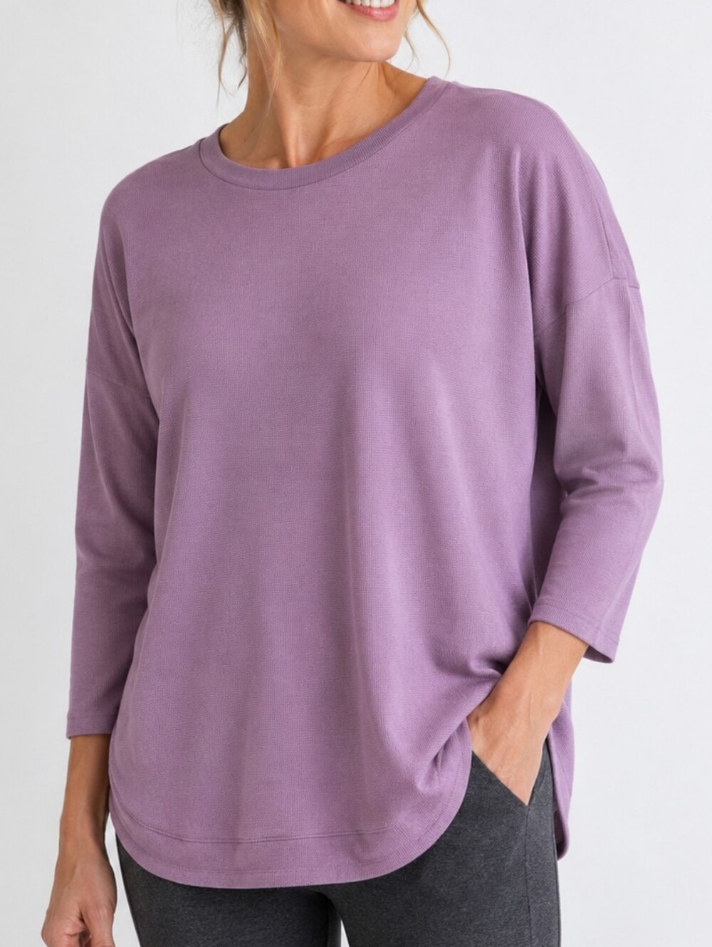 J. JILL Lavendar THERMAL TUNIC
